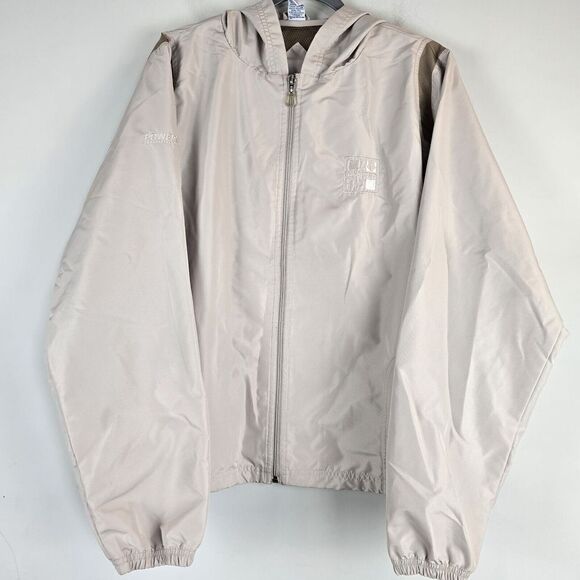 Other - VTG  Hyster Forklift Adult Zip Jacket  80s ‎ XXL Beige Windbreaker.B13